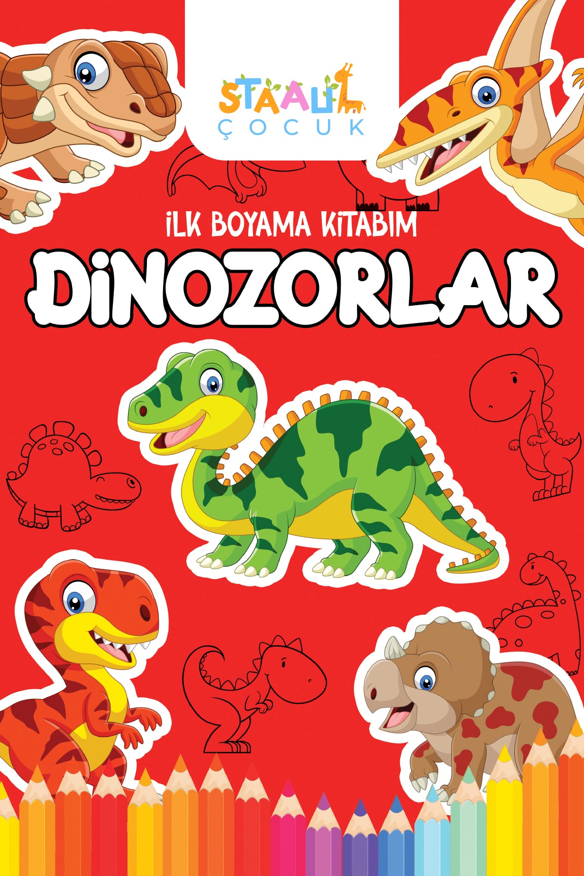 Ilk Boyama Kitabım Serisi - 10 Kitap (BÜYÜK RESİMLİ BOYAMA KİTABI)