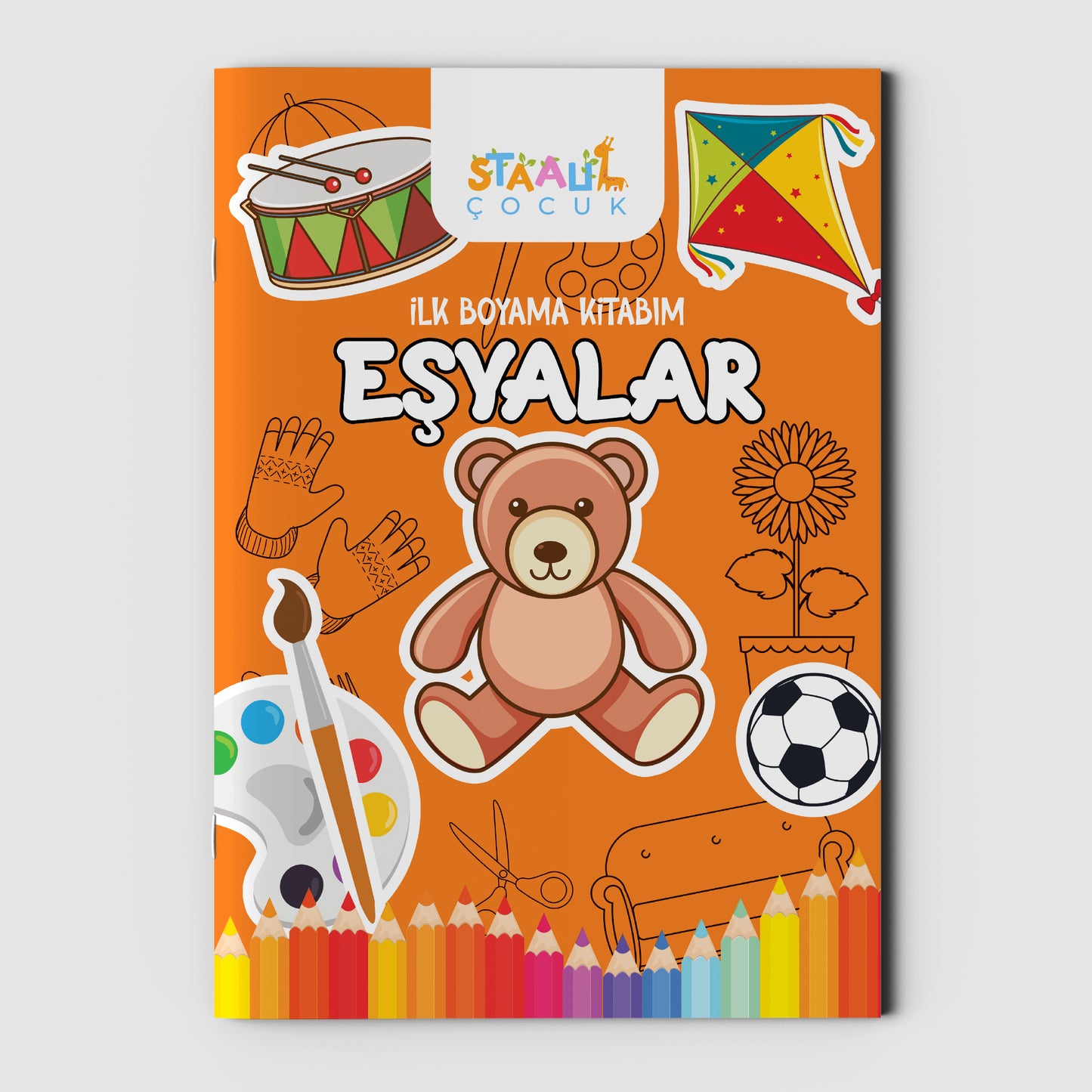 Ilk Boyama Kitabım - Eşyalar (BÜYÜK RESİMLİ BOYAMA KİTABI)