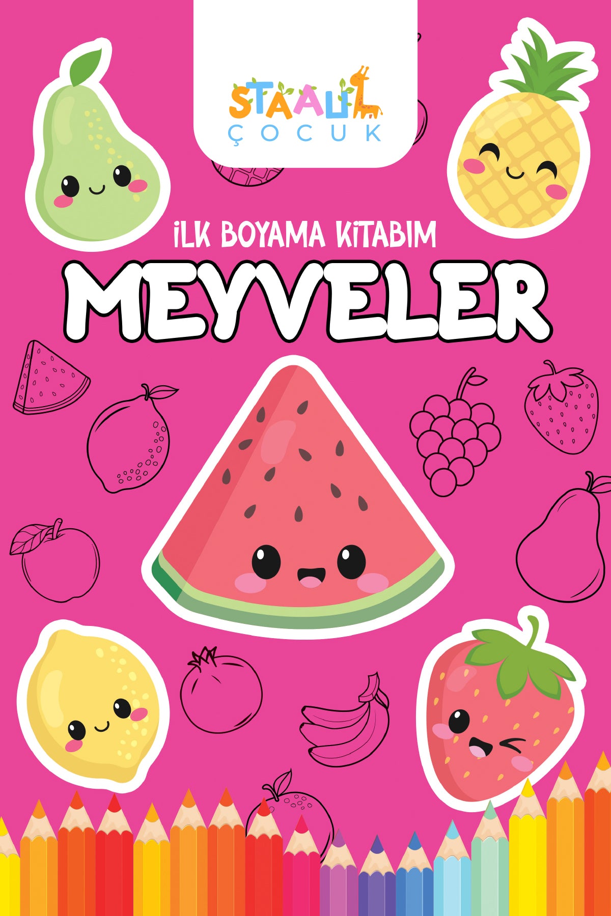 Ilk Boyama Kitabım Serisi - 10 Kitap (BÜYÜK RESİMLİ BOYAMA KİTABI)