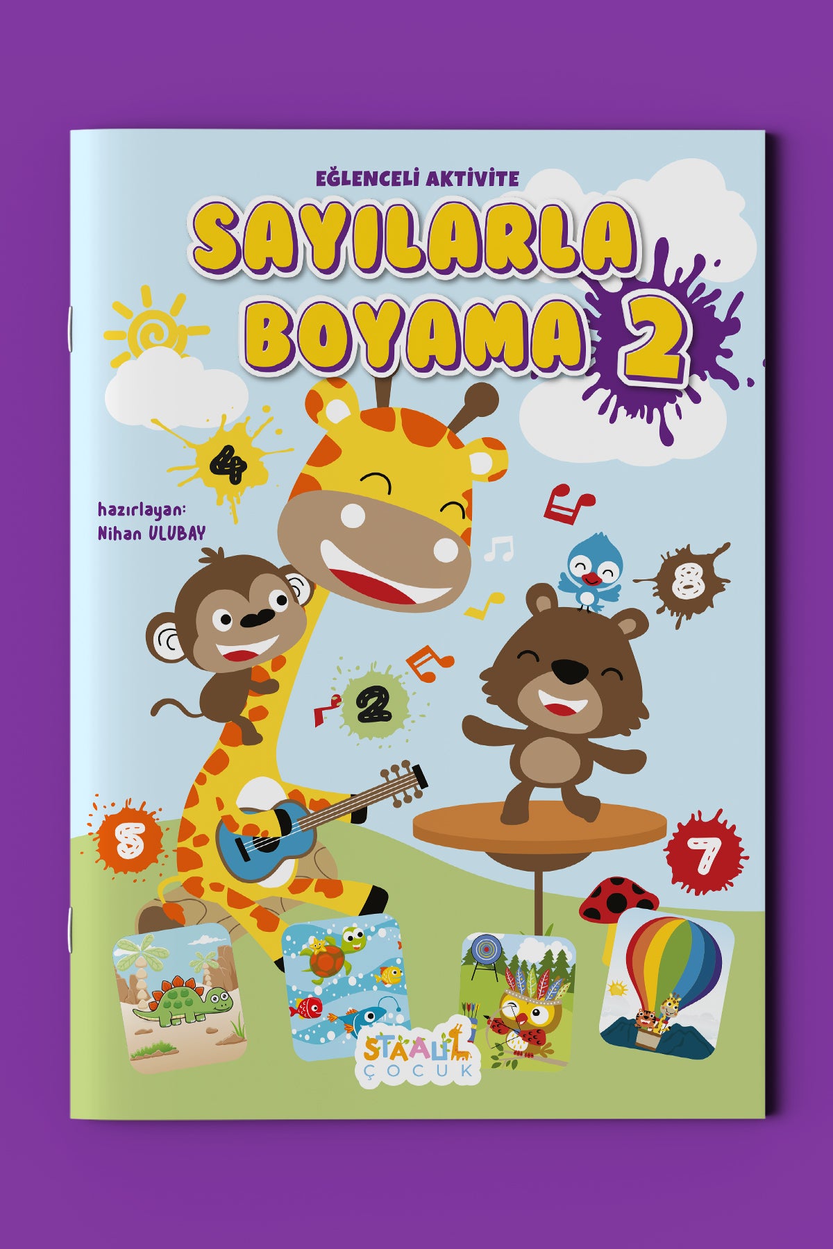 Kodlamalı Eğlenceli Aktivite - Sayılarla Boyama Kitabı Set (2 Kitap)