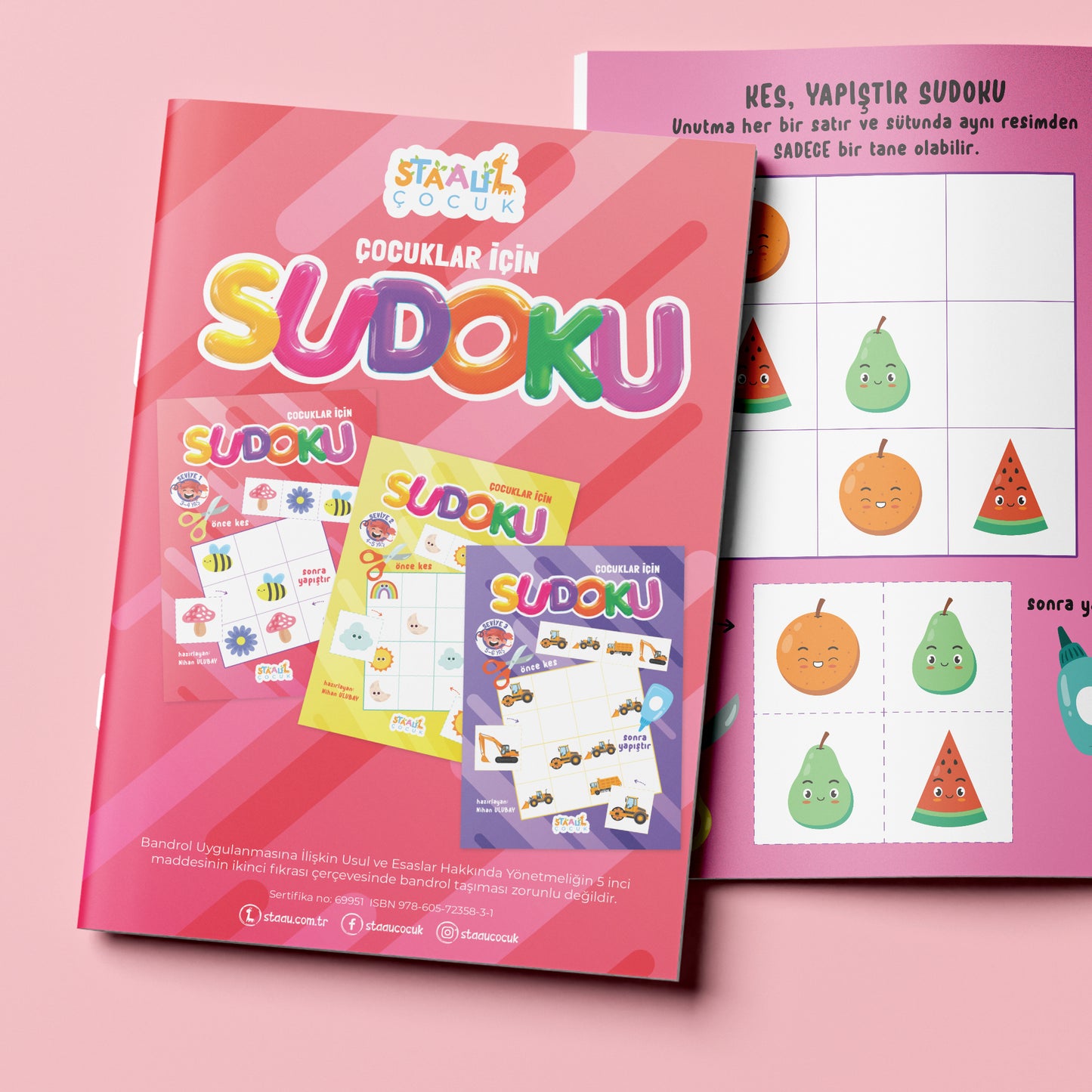 Çocuklar Için Sudoku - Seviye 1 (3-4 Yaş)