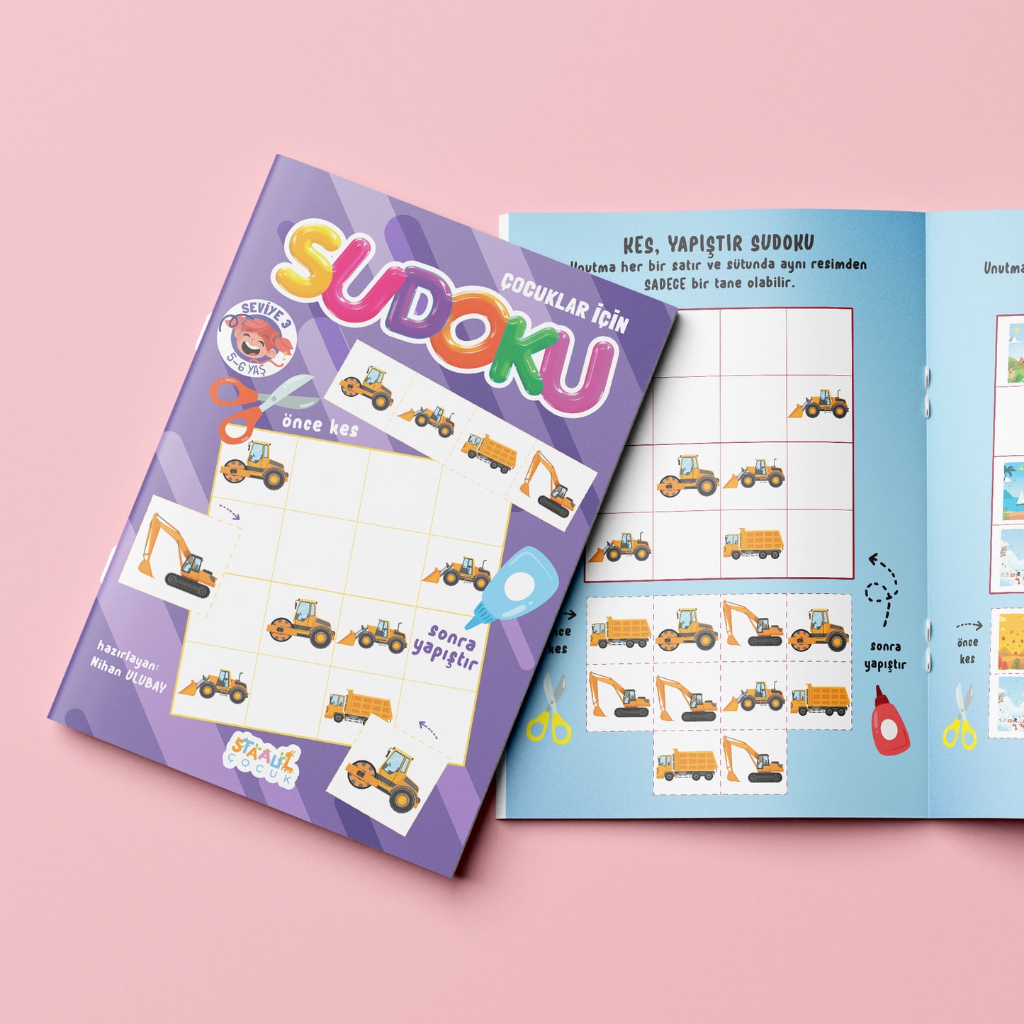 Çocuklar Için Sudoku - Seviye 3 (5-6 Yaş)