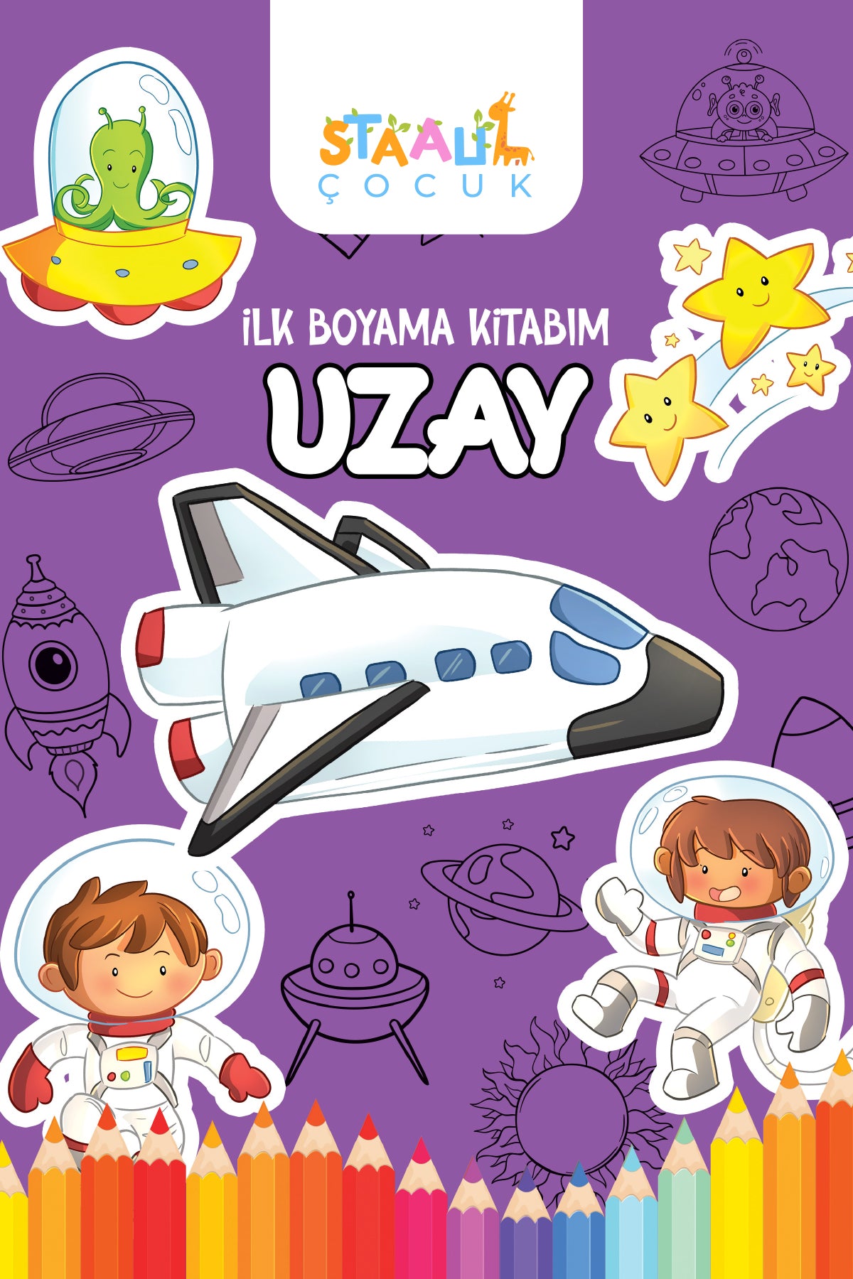 Ilk Boyama Kitabım Serisi - 10 Kitap (BÜYÜK RESİMLİ BOYAMA KİTABI)