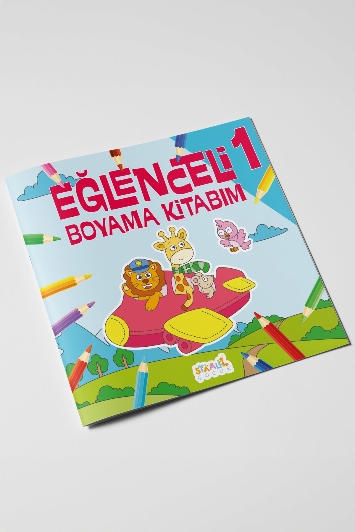 Eğlenceli Boyama Kitabım 1 (3-6 YAŞ İÇİN BOYAMA KİTABI)