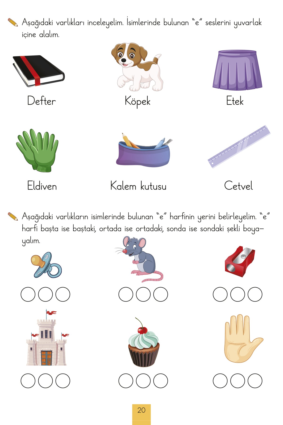 İlkokul 1. Sınıf Kaynak Kitapları Serisi / Okuma - Yazma Kitabım (Yeni Müfredat - Anetil)