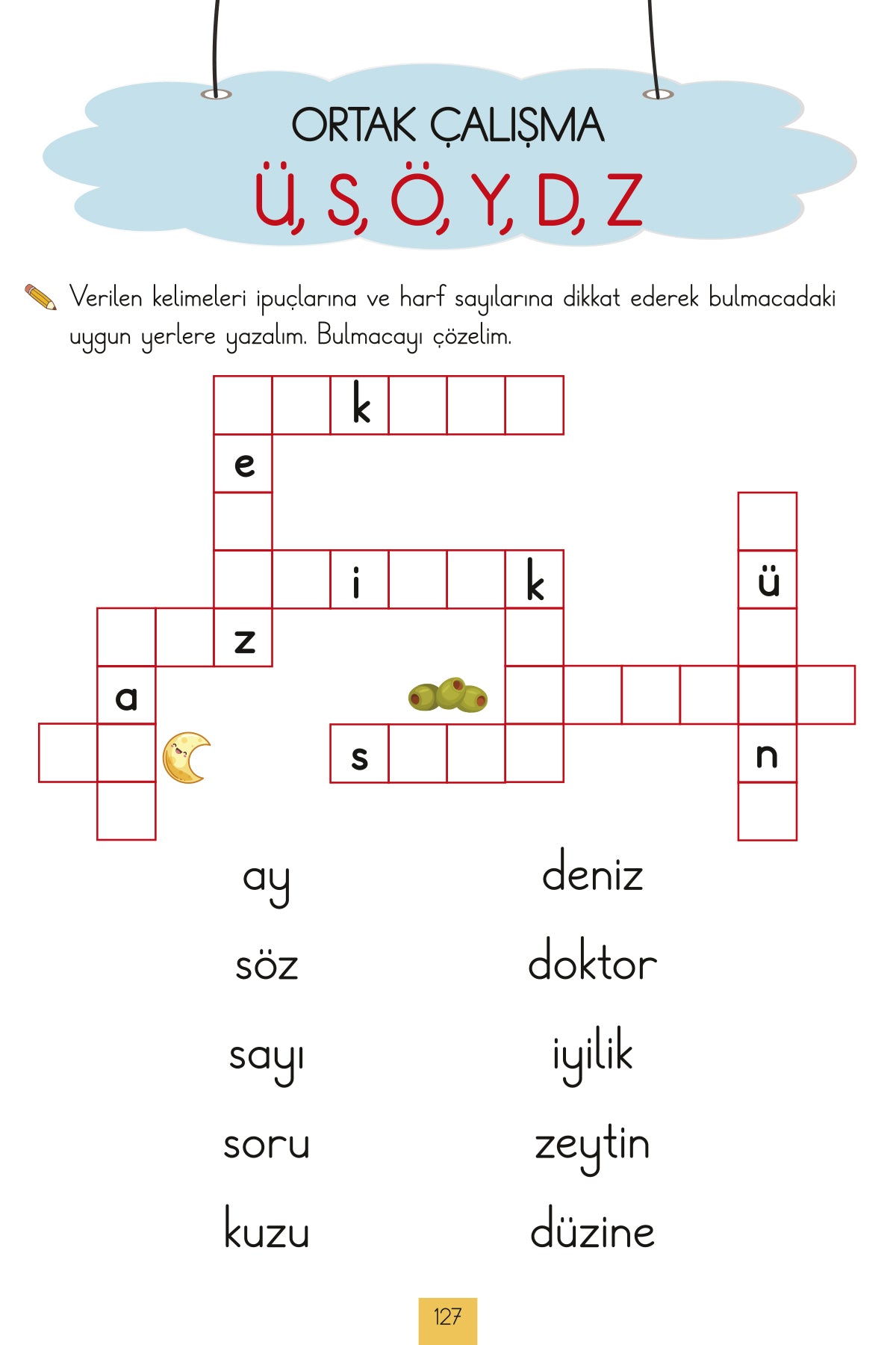 İlkokul 1. Sınıf Kaynak Kitapları Serisi / Okuma - Yazma Kitabım (Yeni Müfredat - Anetil)