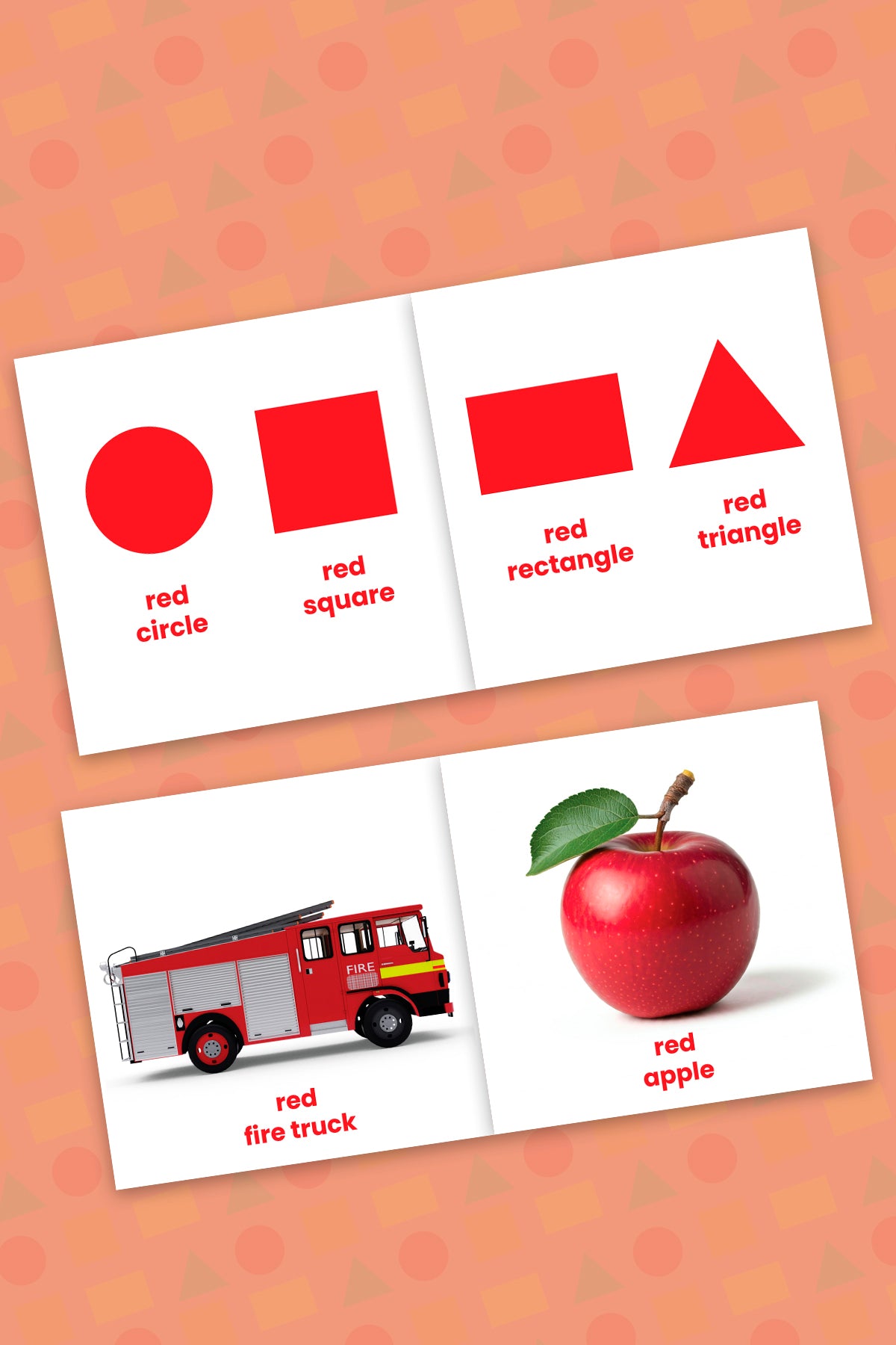 My First Book of Colors and Shapes - Minikler için Renkler ve Şekiller - İlk Kitabım (İngilizce)