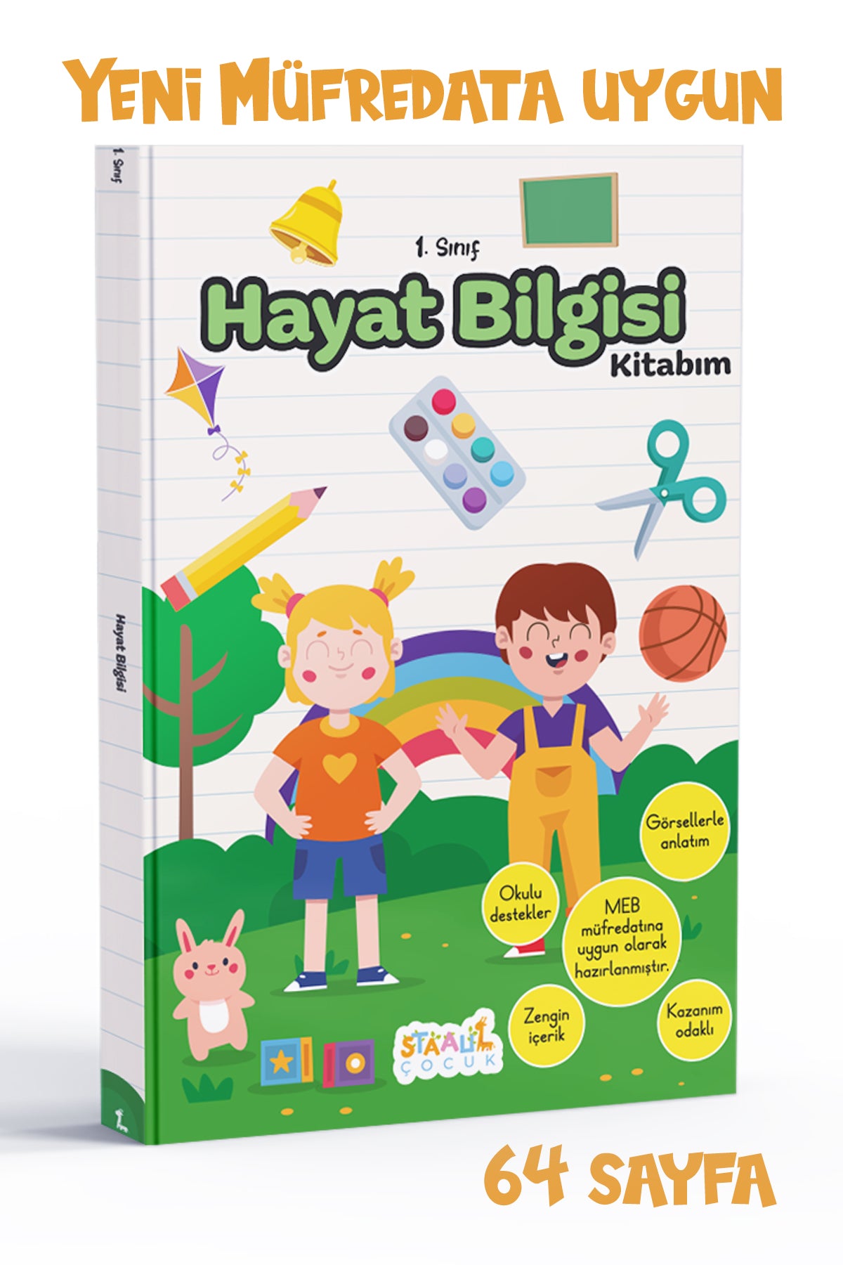 İlkokul 1. Sınıf Kaynak Kitapları Serisi / Hayat Bilgisi Kitabım (Yeni Müfredat)