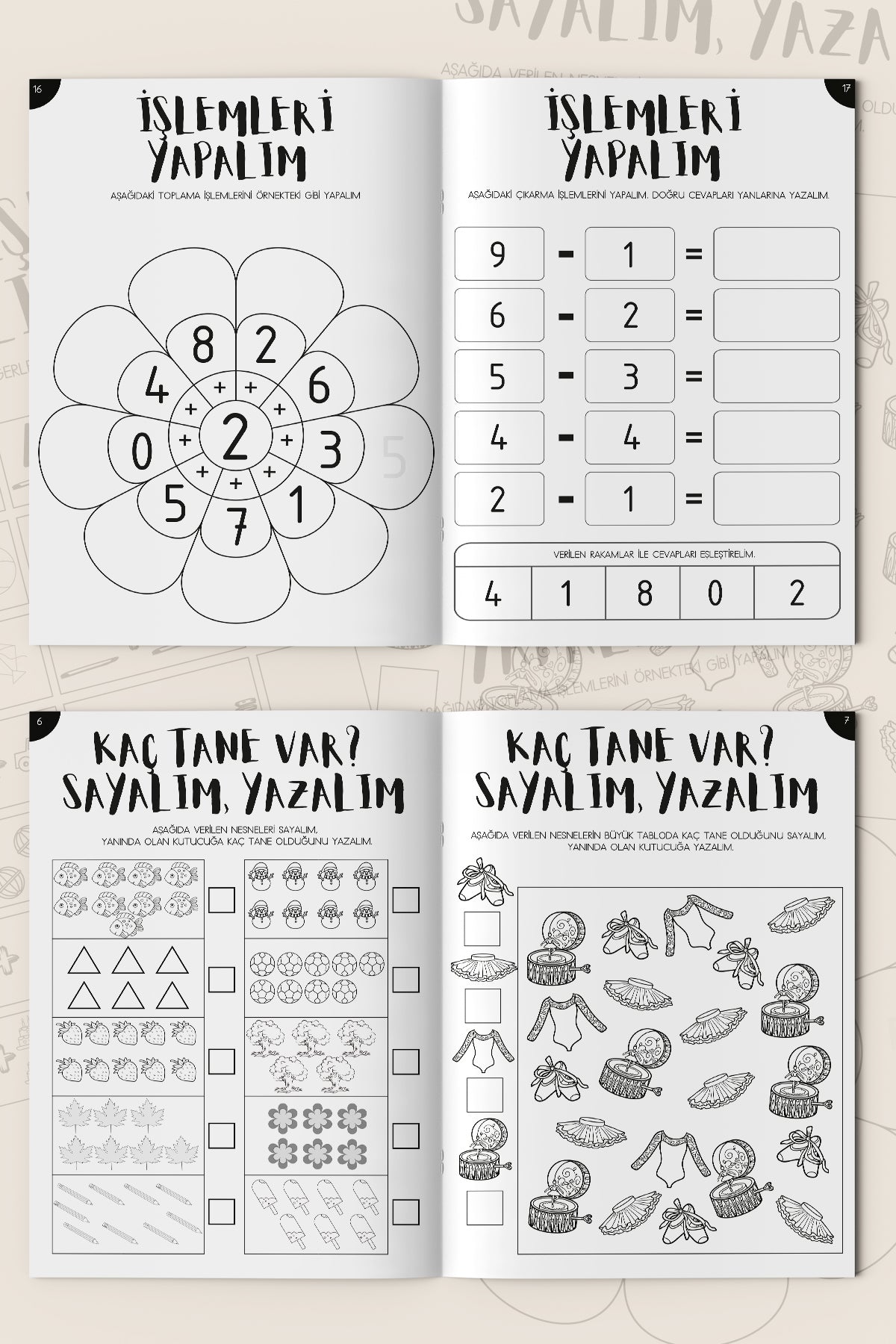 İlk Matematik Kitabım (6-8 yaş Aktivite Kitabı)