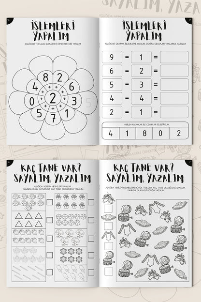 İlk Matematik Kitabım (6-8 yaş Aktivite Kitabı)
