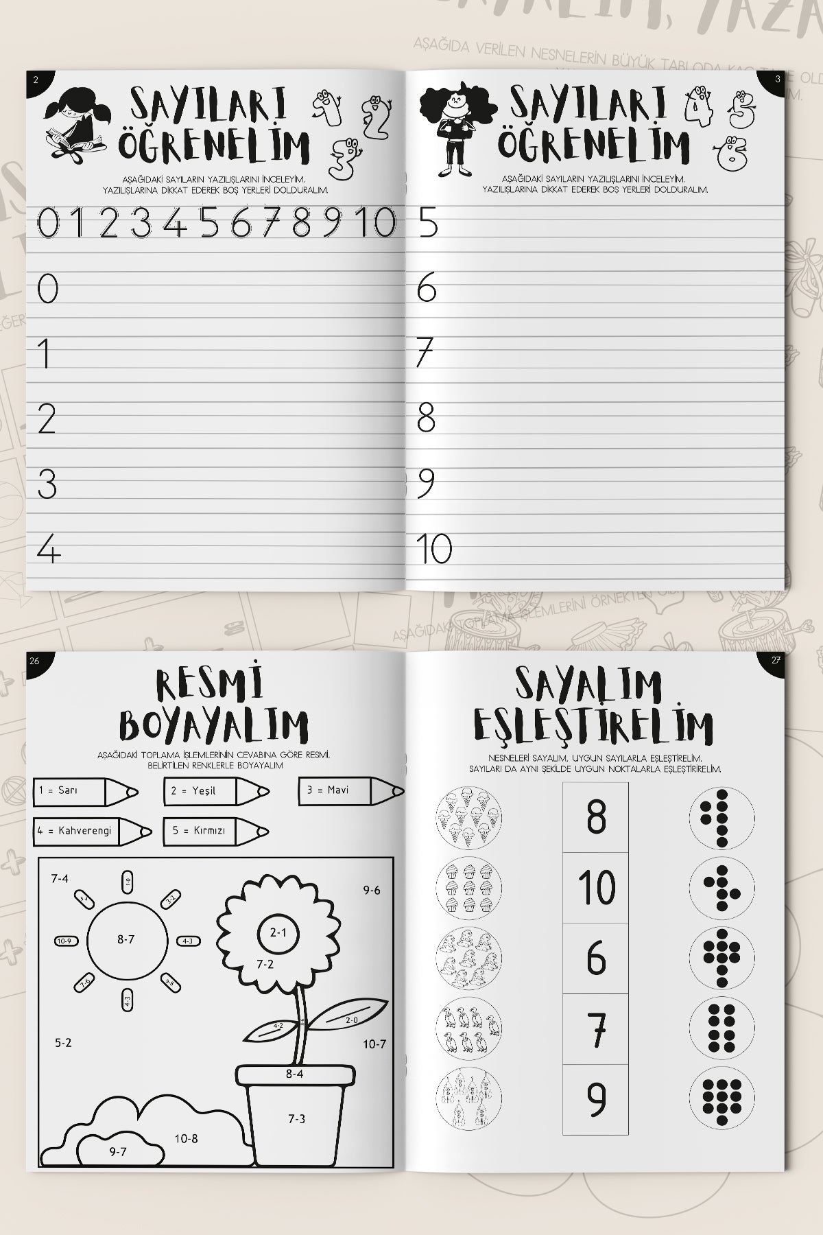 İlk Matematik Kitabım (6-8 yaş Aktivite Kitabı)