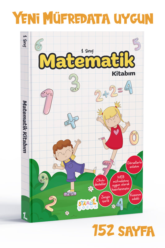 İlkokul 1. Sınıf Kaynak Kitapları Serisi / Matematik Kitabım (Yeni Müfredat)