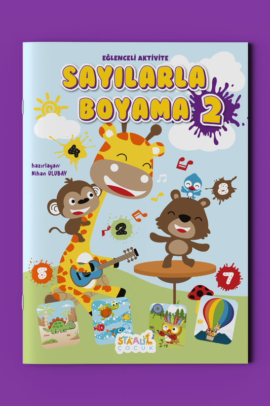 Kodlamalı Eğlenceli Aktivite - Sayılarla Boyama Kitabı 2