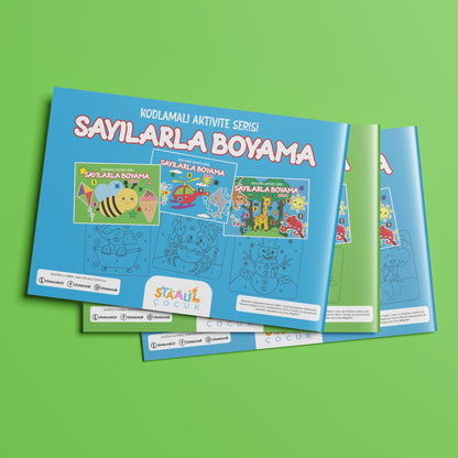 Kodlamalı Aktivite Serisi - Sayılarla Boyama Kitabı - Seviye 2