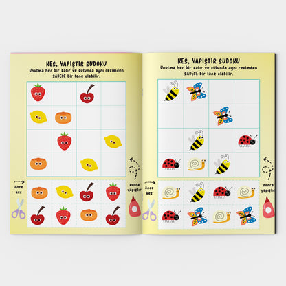 Çocuklar Için Sudoku 3'lü Set - Seviye 1-2-3 (3 Kitap)
