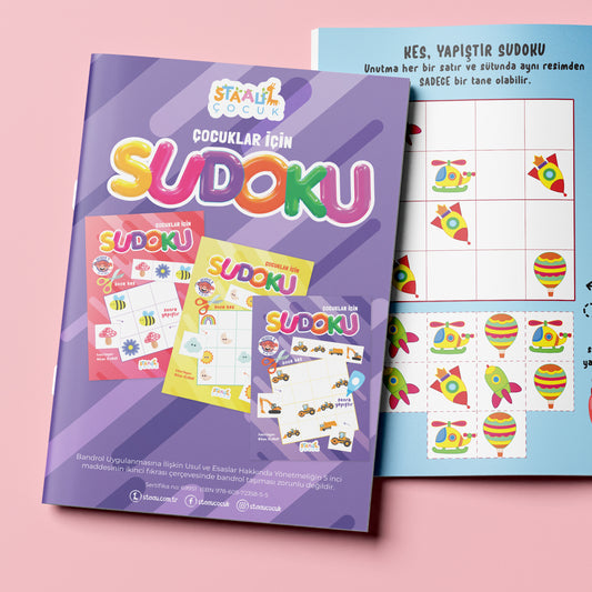 Çocuklar Için Sudoku - Seviye 3 (5-6 Yaş)