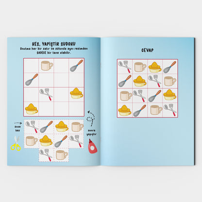 Çocuklar Için Sudoku 3'lü Set - Seviye 1-2-3 (3 Kitap)