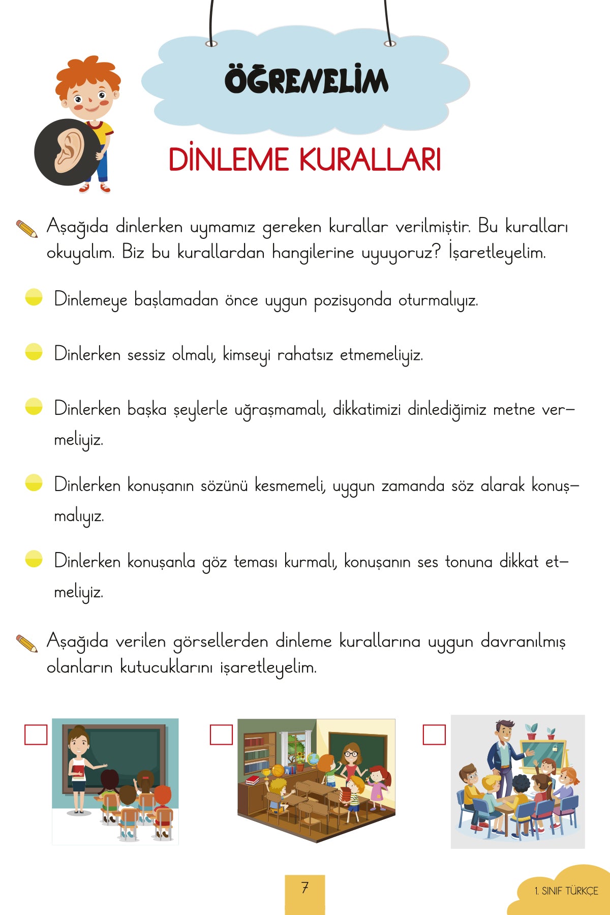 İlkokul 1. Sınıf Kaynak Kitapları Serisi / Türkçe Kitabım (Yeni Müfredat)