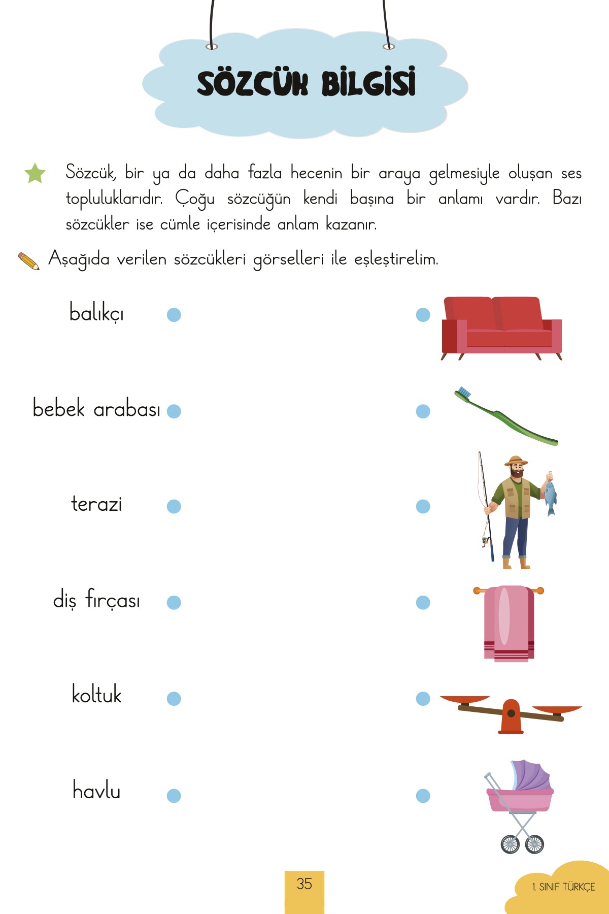 İlkokul 1. Sınıf Kaynak Kitapları Serisi / Türkçe Kitabım (Yeni Müfredat)