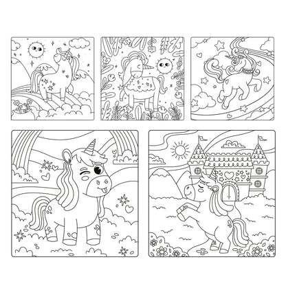 Unicorn Boyama Sayfaları - Ücretsiz PDF