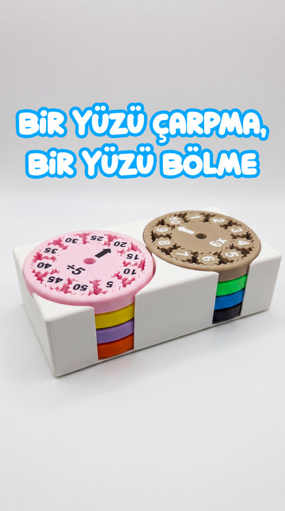 Çarpım Tablosu Çarkı | İlkokul Matematik Eğitici Oyuncak