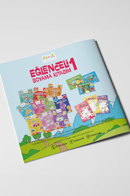 Eğlenceli Boyama Kitabım 1 (3-6 YAŞ İÇİN BOYAMA KİTABI)