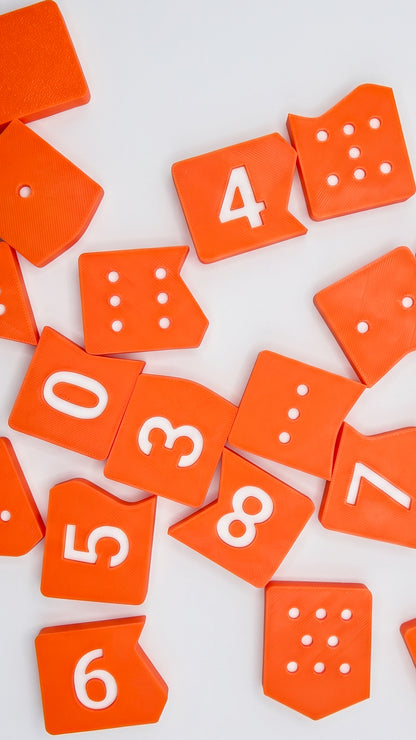 Sayı Eşleştirme Puzzle 0-9 | Okul Öncesi Matematik Eğitici Oyuncak