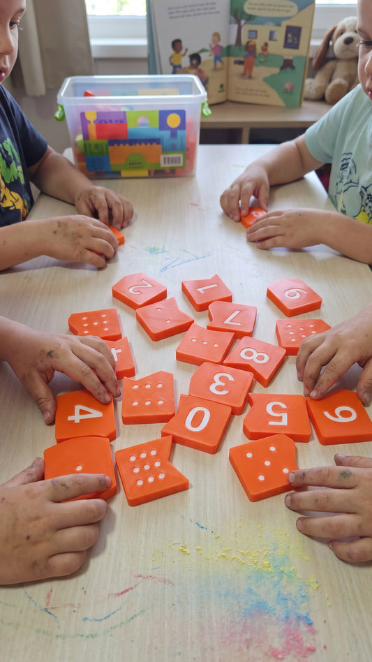 Sayı Eşleştirme Puzzle 0-9 | Okul Öncesi Matematik Eğitici Oyuncak