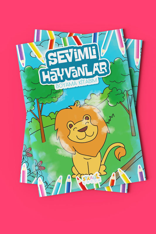 Sevimli Hayvanlar Boyama Kitabım